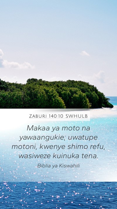 Zaburi 140:10 SWHULB Bible Verse Image