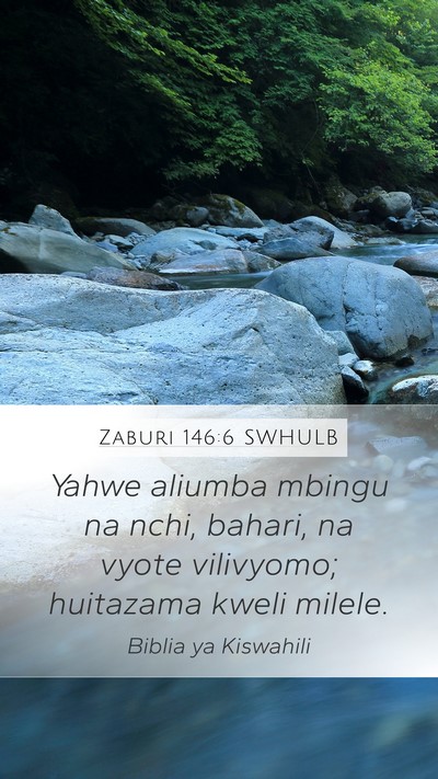 Zaburi 146:6 SWHULB Bible Verse Image