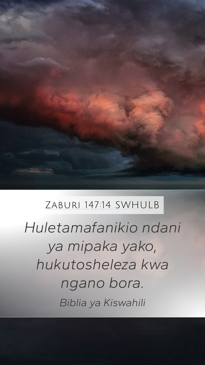 Zaburi 147:14 SWHULB Bible Verse Image