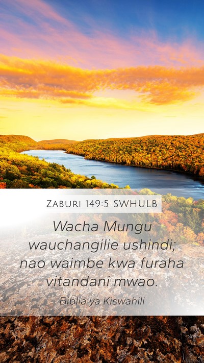 Zaburi 149:5 SWHULB Bible Verse Image