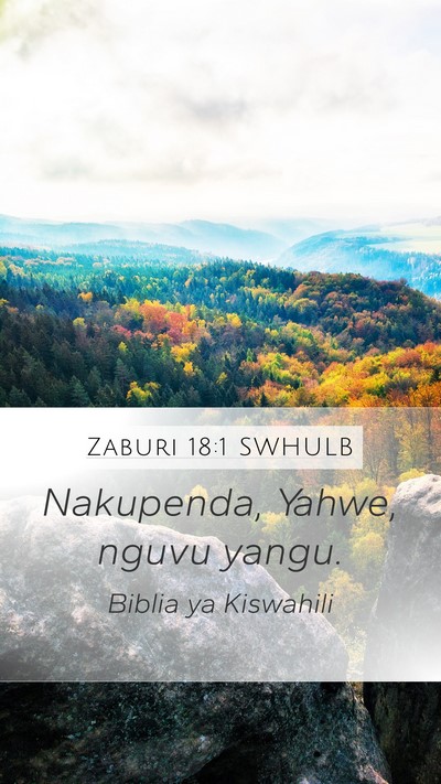 Zaburi 18:1 SWHULB Bible Verse Image