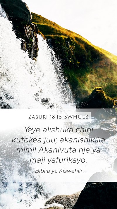 Zaburi 18:16 SWHULB Bible Verse Image