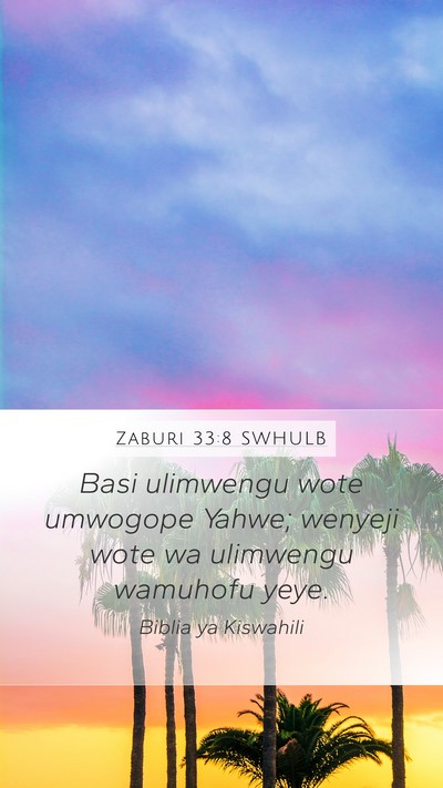 Zaburi 33:8 SWHULB Bible Verse Image