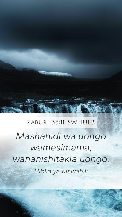 Zaburi 35:11 SWHULB Bible Verse Image