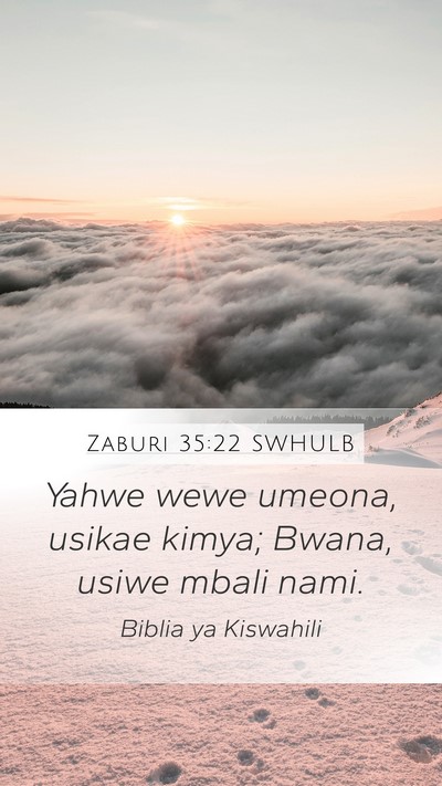 Zaburi 35:22 SWHULB Bible Verse Image