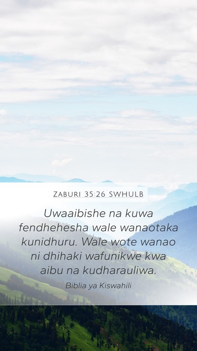 Zaburi 35:26 SWHULB Bible Verse Image