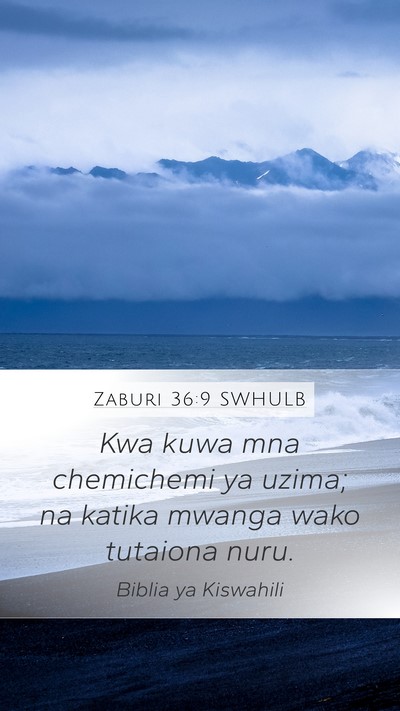 Zaburi 36:9 SWHULB Bible Verse Image