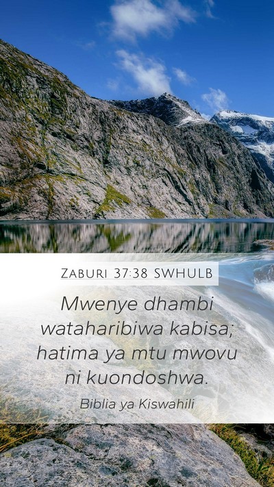 Zaburi 37:38 SWHULB Bible Verse Image