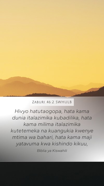 Zaburi 46:2 SWHULB Bible Verse Image