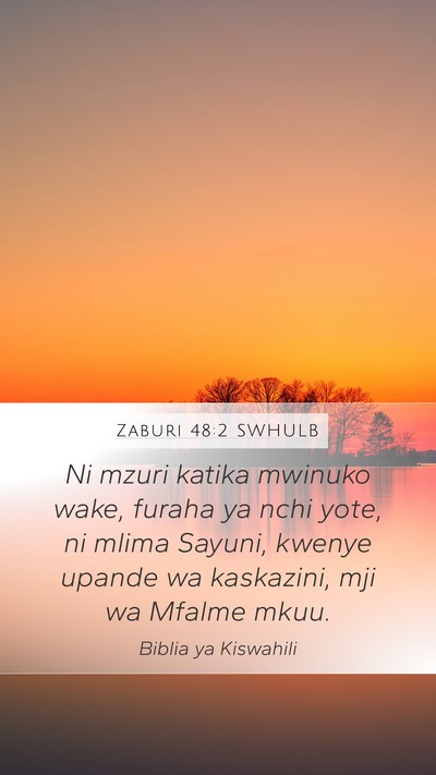 Zaburi 48:2 SWHULB Bible Verse Image