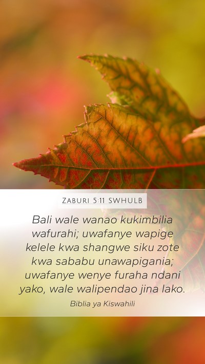 Zaburi 5:11 SWHULB Bible Verse Image
