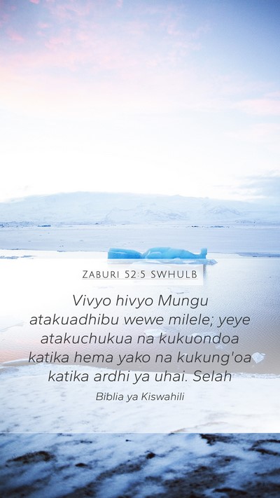 Zaburi 52:5 SWHULB Bible Verse Image
