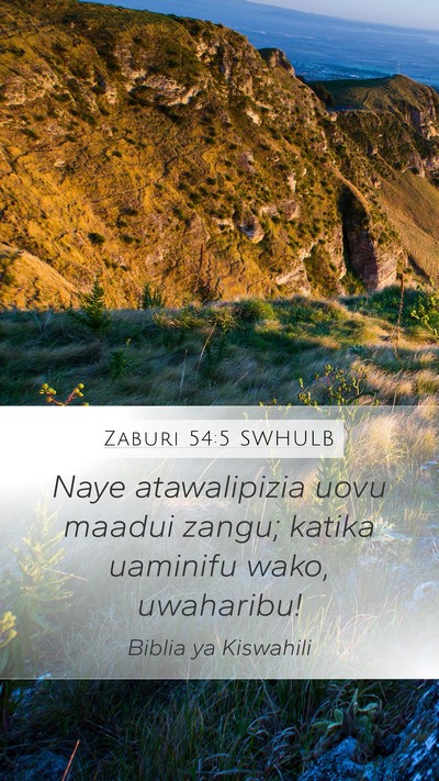 Zaburi 54:5 SWHULB Bible Verse Image