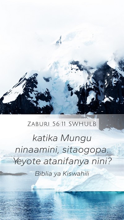 Zaburi 56:11 SWHULB Bible Verse Image