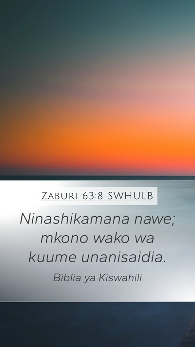 Zaburi 63:8 SWHULB Bible Verse Image