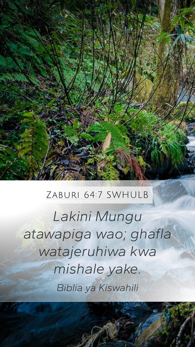 Zaburi 64:7 SWHULB Bible Verse Image