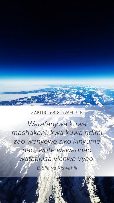Zaburi 64:8 SWHULB Bible Verse Image