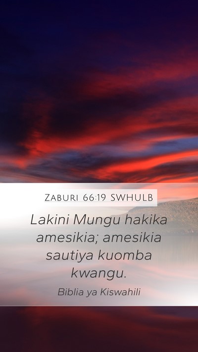 Zaburi 66:19 SWHULB Bible Verse Image