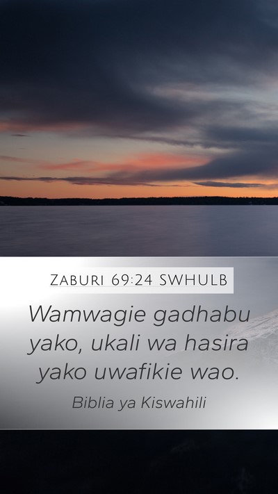 Zaburi 69:24 SWHULB Bible Verse Image