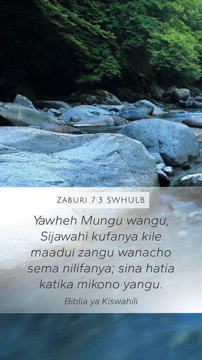 Zaburi 7:3 SWHULB Bible Verse Image