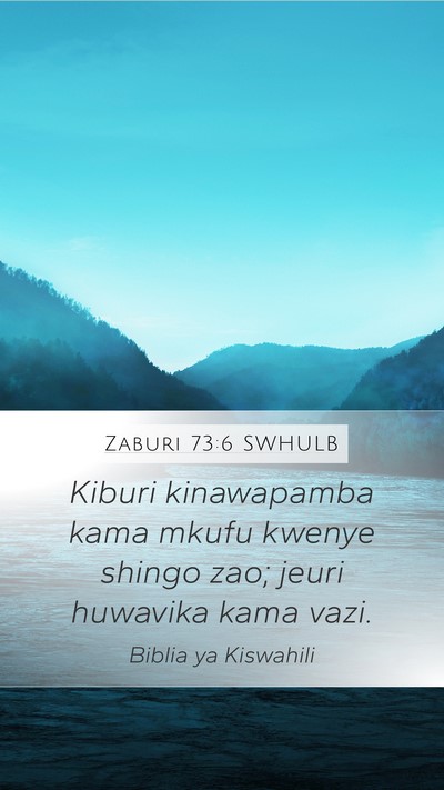 Zaburi 73:6 SWHULB Bible Verse Image