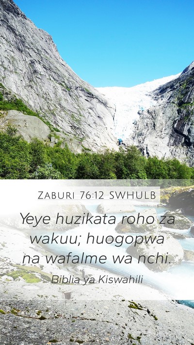 Zaburi 76:12 SWHULB Bible Verse Image