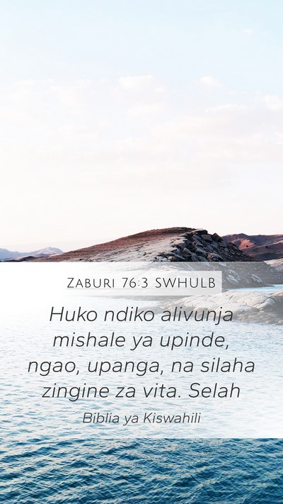 Zaburi 76:3 SWHULB Bible Verse Image