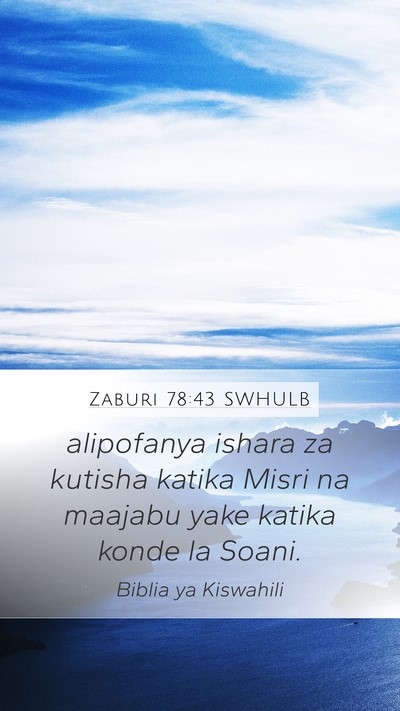 Zaburi 78:43 SWHULB Bible Verse Image