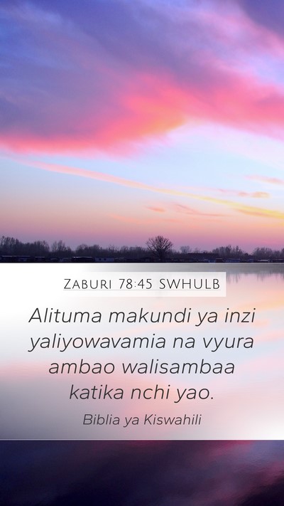 Zaburi 78:45 SWHULB Bible Verse Image