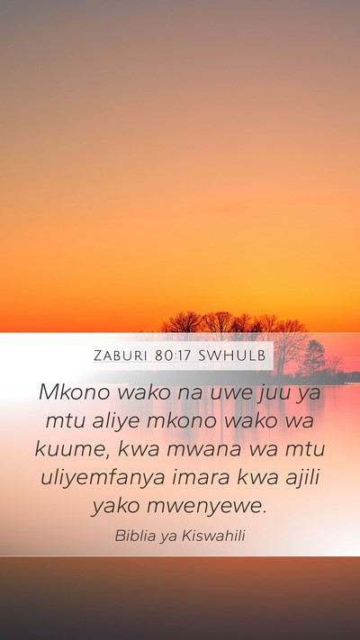 Zaburi 80:17 SWHULB Bible Verse Image