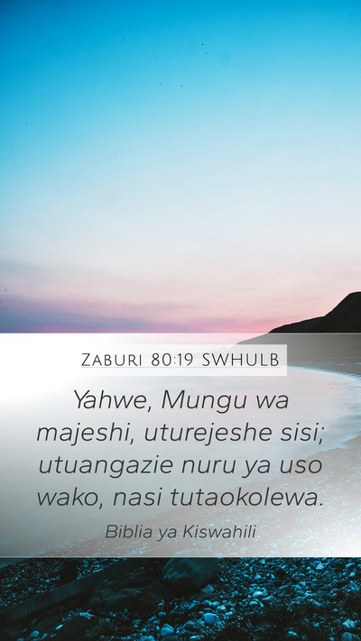 Zaburi 80:19 SWHULB Bible Verse Image