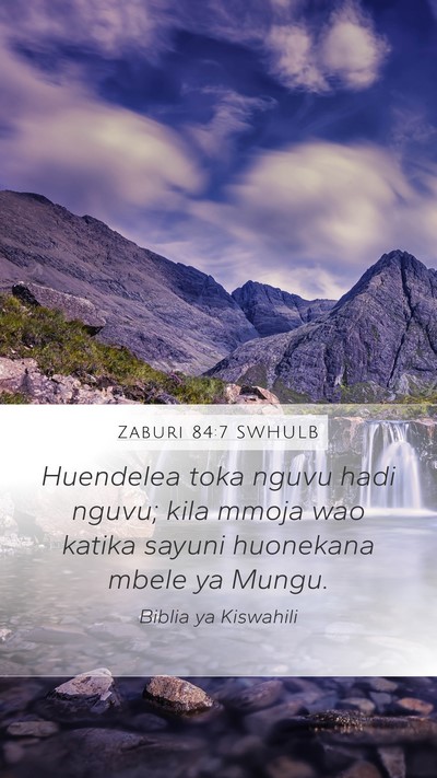 Zaburi 84:7 SWHULB Bible Verse Image