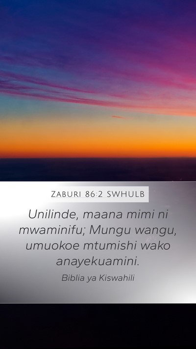 Zaburi 86:2 SWHULB Bible Verse Image