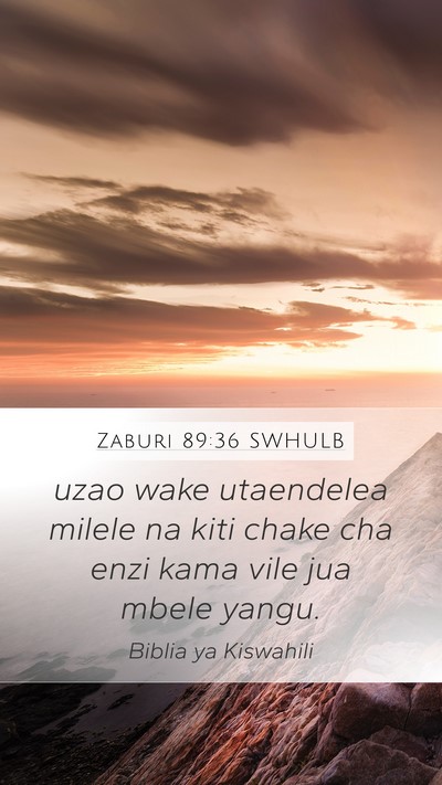Zaburi 89:36 SWHULB Bible Verse Image