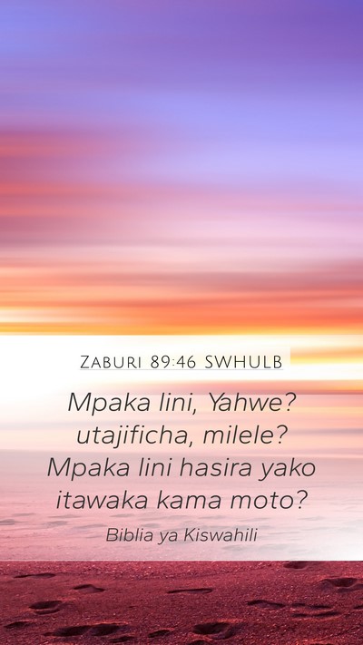 Zaburi 89:46 SWHULB Bible Verse Image
