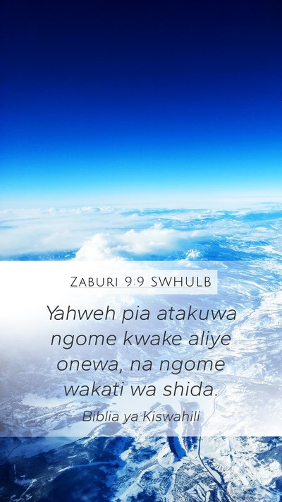 Zaburi 9:9 SWHULB Bible Verse Image