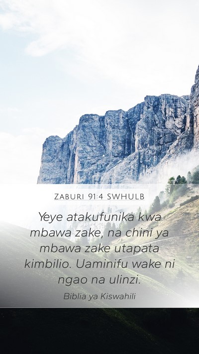 Zaburi 91:4 SWHULB Bible Verse Image