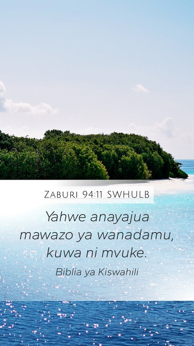 Zaburi 94:11 SWHULB Bible Verse Image