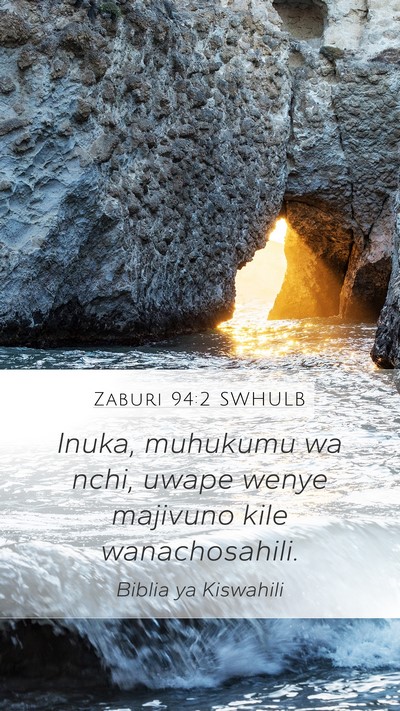 Zaburi 94:2 SWHULB Bible Verse Image