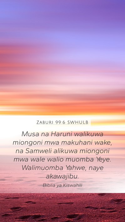 Zaburi 99:6 SWHULB Bible Verse Image